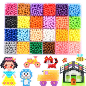 B eads set DIY water mist magic bead magic Spray Kids Early Educational Learning handmade sticky b eads Toys puzzle for kids