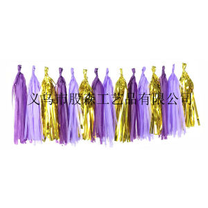 Tassel Handmade Birthday Christmas New Year Wedding celebration supplies balloon paper tassel set