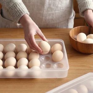 Hộp Đựng Trứng 24 Quả Có Nắp Đậy Khay Bảo Quản Trứng Trong Tủ Nhựa Việt Nhật Phukienprocare