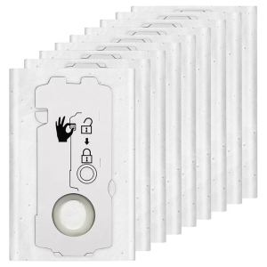 Pack of 9 Robot Vacuum Bag Vacuum Cleaner Bag Dust Bag Dust Collection Bag Nonwoven Texture Vacuum Cleaner Accessories