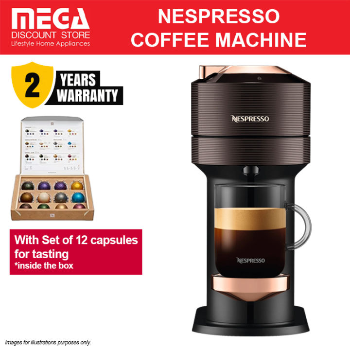 PRE-ORDER] NESPRESSO VERTUO NEXT PREMIUM RICH BROWN COFFEE MACHINE