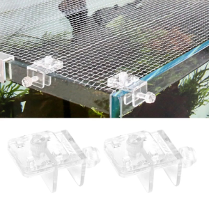 Aquarium Accessories Fish Tank Invisible Anti-jumping Net Diy Protective Net Anti-escape Acrylic Replacement Net Clip