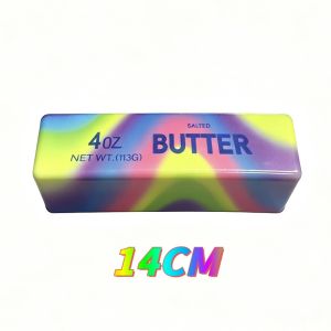 14CM Butter Stick Fidget Toys Squishy Elastic Cheese Stick Funny Decompression Stress Anxiety Relief Squeeze Prank Toy Relax