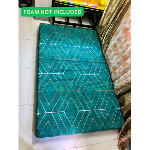 Quality Foam Cover with Long Zipper - Semicotton (Random design/color) AFFORDABLE