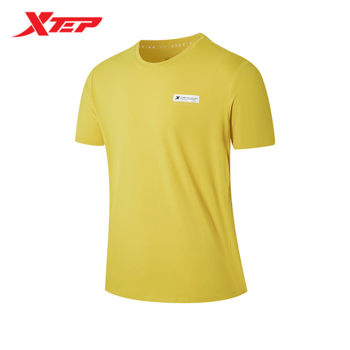 XTEP Men Short Sleeve Sweater Loose Breathable Running Training  Quick-drying Shirt Lazada PH