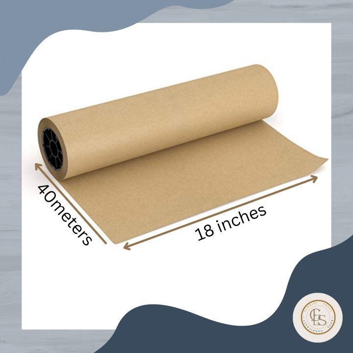 Kraft Paper Counter Roll Natural Brown Paper for Gift Wrapping, Packing