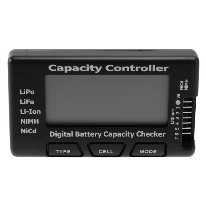 (SPND) RC CellMeter-7 Digital Battery Capacity Checker LiPo LiFe Li-Ion ...