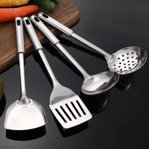 Kitchen Tool Set Stainless Alat Dapur Masak Spatula Set Sutil/sepatula set stainless/sodet set