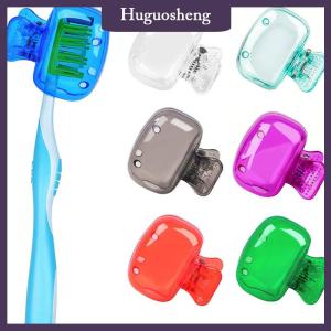 [huguosheng] Portable Toothbrush Organizer Clip Toothbrush Covers Portable Toothbrush Protector Coverings Clip