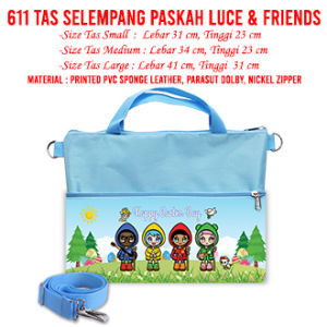 Tas Selempang Paskah Sling Bag Jinjing Anak Tas Souvenir Jumat Agung Gereja Tas Selempang Good Friday