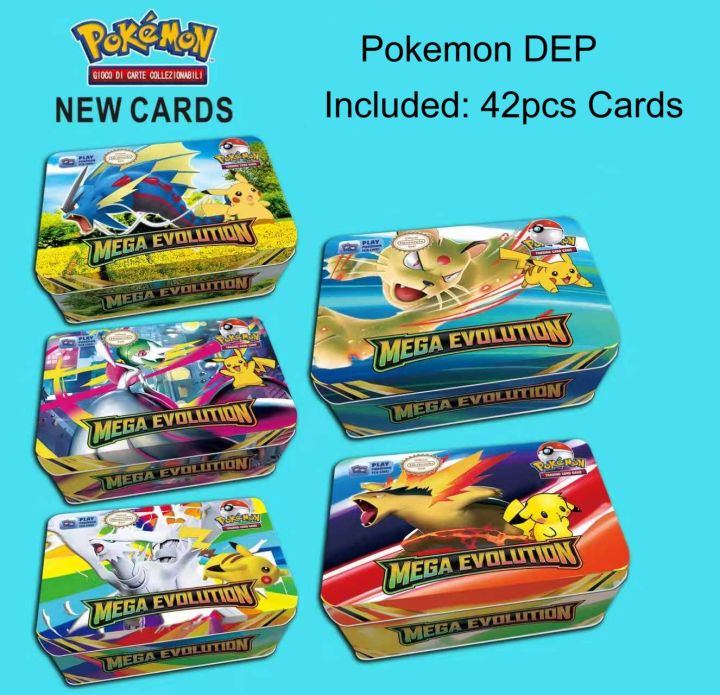 42Pcs/set Pokemon Cards Pokemon Trading Card Game DEP Sun & Moon Cards Unisex Card Game For Kids Surging Colorful Pokemon Tin Can - Lazada | Lazada PH 42Pcs/set Pokemon Cards Pokemon Trading Card Game DEP Sun & Moon Cards Unisex Card Game For Kids Surging Colorful Pokemon Tin Can - Lazada | Lazada PH