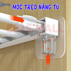 Kệ đỡ ngăn kéo chữ L Móc dán chịu lực nâng đỡ ngăn tủ siêu chắc (2 miếng)