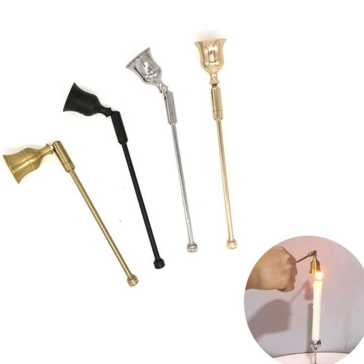 MANEI Kim loại nhiều màu Dụng cụ tắt nến Tay cầm dài Có thể điều chỉnh ...