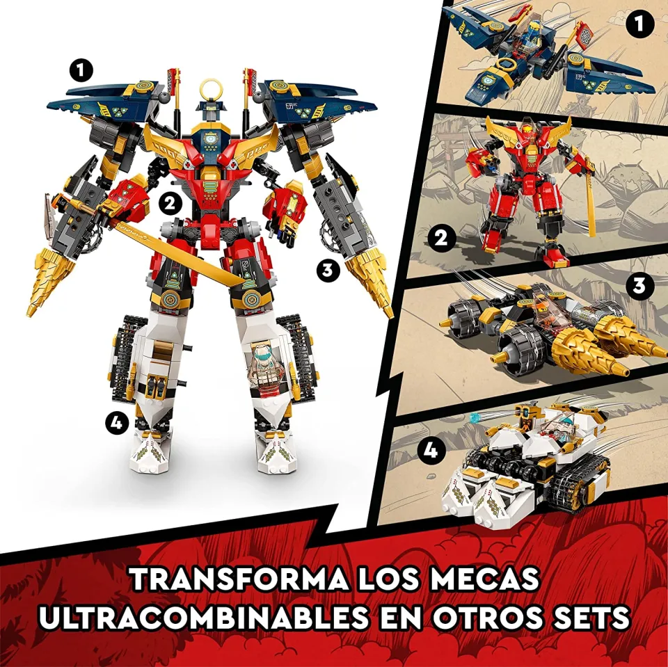 レモンティ READY STOCK} LEGO 71765 Ninja Ultra Combo Mech | Lazada Singapore