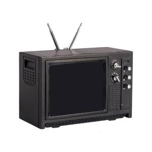 Antique Miniature TV 1/12 Doll House Scene Display Accessory With Realistic Detail For Collector And Model Enthusiasts