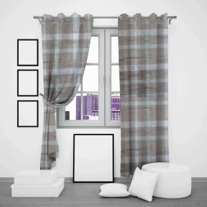 Korean curtain for window block lighting premium quality buttercup grommet durable pure soft fabric (210cm x 140cm)