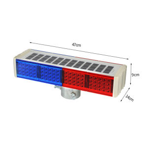 Solar Warning Strobe Lights Red And Blue Warning Strobe Lights Road Traffic Safety Flash Lights