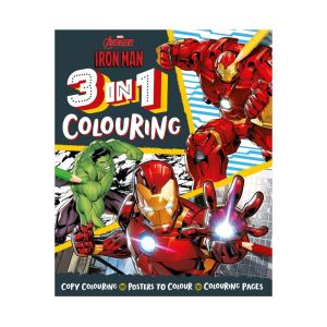 Disney 3 in 1 Colouring Book With Guide & Posters for Kids To Color