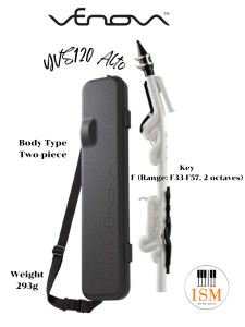 ผ่อนได้ Yamaha VENOVA YVS120 Alto แซกโซโฟนพลาสติก เสียงอัลโต