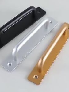 128/192mm Door Handle Balcony Bedroom Door Grab Bar Suitable Sliding Barn Closet Sheds Fence
