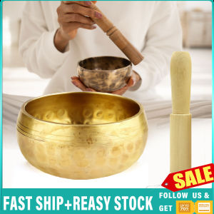 Nepalese Hand Hammered Chakra Tibetan Buddhism Singing Bowl Religion Belief Buddhist Supplies for Yoga Meditation Home Decoration 尼泊尔手工铜馨颂钵佛音碗