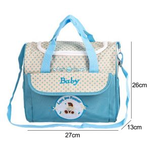 LUCKYBABE Stylish Waterproof Large Capacity Diaper Bag - Multifunctional Mommy & Baby Tote Organizer