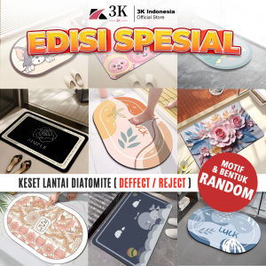 (3K Surabaya) Keset Diatomite Bentuk Kotak Terbaru/ Keset Kamar Mandi Anti Slip Terbaru Kekinian