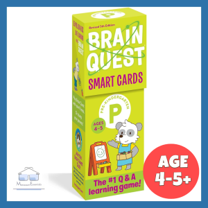 (Age 4-5) Brain Quest - Kindergarten Educational Flash Cards Intelligence Development Children Kid Book Smart Card Children Books