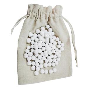 500g Pie Baking Beans Beads Press Stone Weights with Storage Drawstring Bag Grade Ceramic High Temperature Resistance Baking Cooking Tools