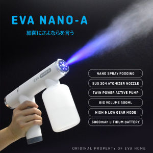 [READY STOCK] EVA NANO-A High Quality Stainless-Steel SUS304 Atomizer Cordless Fogging Sprayer Gun for Air and Surface Sanitizer Disinfection