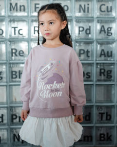 LEWIS EMMA - Graphic Sweater (2-14 Tahun) Sweater Anak Perempuan / Baju Atasan Tebal Lengan Panjang