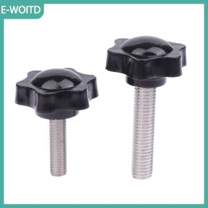 【E-WOITD】 2pcs ngành công nghiệp thiết bị M6 M8 M10 38 # chủ đề hình ngôi sao kẹp Bolt Knob Bakelite nhựa đầu xử lý vít