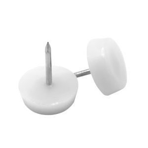 100Pcs 14x5mm Furniture Chair Table Leg Feet Pad Plastic Anti-slip Furniture Feet Nail