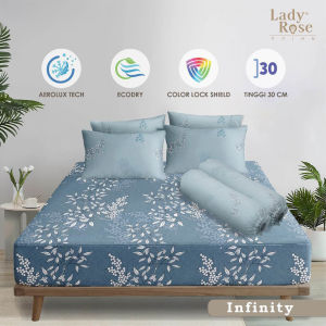 Sprei Lady Rose 180x200 Tinggi 30 Cm King Size No 1 Seprei Set Original Aesthetic Halus Adem
