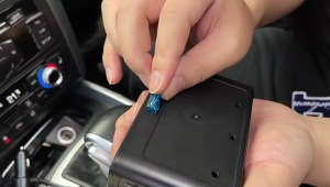 Reliable Convenient Car Adapter with Voltage Display and 4 USB Ports Suitable for Multiple Simultaneous Device Charging