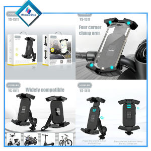 YESPLUS YS-1511 2 in 1 Bicycle / Motor Phone Holder With Steel Pole And With Gripping Rod