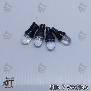 4 PCS Lampu Sen Jelly Kedip LED T10 6 Mata SEN Jelly LED T10 SEIN Reting Motor Flash Stobo