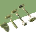 Jade Gua Sha Facial Massager Set - 5 in 1 Skin Care Tools With Roller and Massager. 