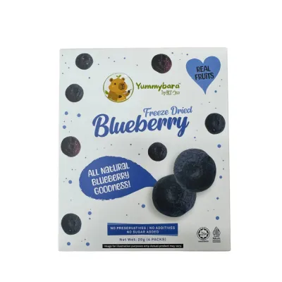 Yummybara Freeze Dried Fruits 20g x 4 Packs | Baby Snacks 10M+ | Real Fruit Crispy Toddler Snack