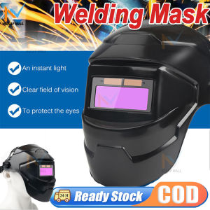 Welding Glasses Solar Powered Auto Darkening Welding Helmet Solar Welding Mask Auto Darkening Welding Helmet Eye Protector Shade Helmet Auto Glasses Helmet MAG KR KC Electric Solar Auto Darkening Electric Solar Mask Welding Mask Helmet