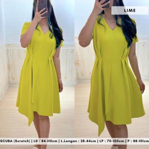 2466 jesi pleated dress pesta dress natal