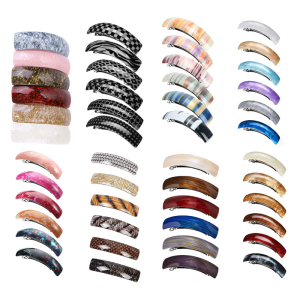 Cô Gái kẹp tóc Phẳng Đồ Trang Trí Hợp Thời Trang Barrette Cho Phụ Nữ Cô Gái Bunches Kẹp Tóc Ngọt Ngào Giáng Sinh Ngọt Ngào đạo cụ chụp ảnh