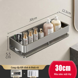 Giá đỡ phòng tắm bằng nhôm MEIDOO Bảo quản mỹ phẩm / Bảo quản nhà bếp Giá vệ sinh treo tường không khoan