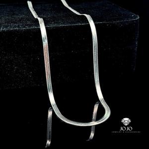 Dây chuyền TITAN DIN4 bản dẹp 2ly màu sắc siêu bền và thiết kế cao cấp JOJO