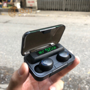 Tai nghe bluetooth F9 PRO TWS 5.0 không dây cảm ứng chống ồn tích hợp sạc dự phòng 2500mAh