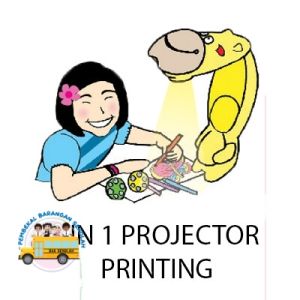 3 IN 1 PROJECTOR PAINTING / LITTLE TREASURE 3 IN 1 PROJECTOR PAINTING TABLE LAMP TO HELP KIDS LEARN TO DRAW AND TRACE TO BECOME ARTISTS