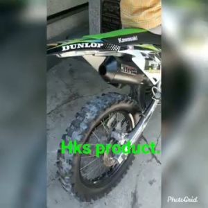 KNALPOT KLXCRF OVER BLACK DOP D-TRACKER WR155