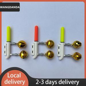 [COD] WANGDANDA Ship within 24 hours 1PC Bell Double Headed Throwing Rod Fishing Electronic Rod Light Luminous Stick Flash LED Removable Waterproof Night Tackle