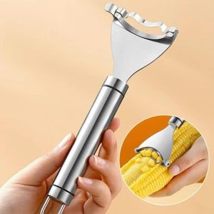 Dao Bào Bóc Vỏ Ngô_ Dụng Cụ Tách Hạt Bắp Bằng Thép Không Gỉ Tiện Lợi inox (Opp) PVN3589