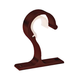 Aluminum Alloy Curtain Rod Holder Ceiling Installation Curtain Rod Holder Bracket  Heavy Duty